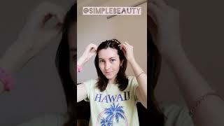 hair hack for all girls look pretty  #simplebeauty #shorts #trending #beautytips