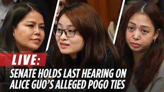 LIVE: Senate holds final hearing on Alice Guo's alleged POGO ties | November 26