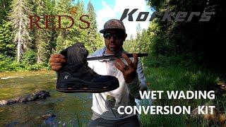 Korker's Wet Wading Conversion Kit and I-Drain Sock System // Gear Review