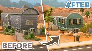 Johnny Zest Trailer Renovation // The Sims 4 Speed Build: Base Game Renovation