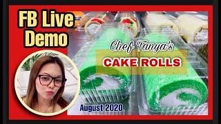 (Chef Tanya's FB Live Sessions) - Cake Rolls