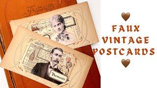  LET’S MAKE FAUX VINTAGE EPHEMERA  Using TIM HOLTZ Supplies #craftwithme #junkjournalideas