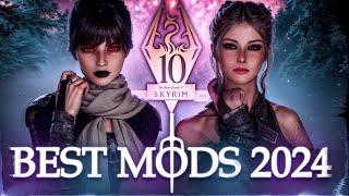 The BEST Skyrim Mods Going Into Year 2024 So Far | 25 Mods In 12 Minutes!