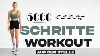 5000 Schritte HOME WORKOUT | 30 Minuten Workout AUF DER STELLE | + Warm-Up & Cool Down | GEWINNSPIEL