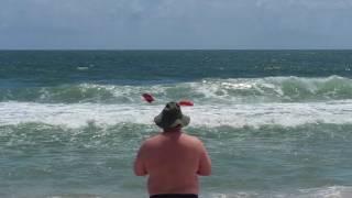 BAIT BOAT L E  RELEASING THE LIFE SAVING DEVICE