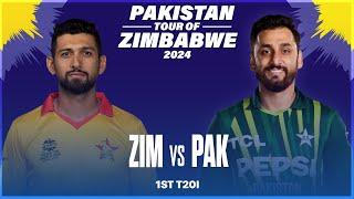  Live: Pakistan Vs Zimbabwe Live – 1st T20 | PAK Vs ZIM | Pakistan Live Match Today