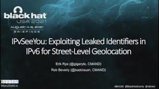 IPvSeeYou: Exploiting Leaked Identifiers in IPv6 for Street-Level Geolocation