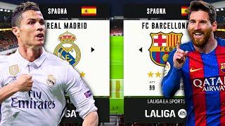 REAL MADRID vs. BARCELLONA ma... SONO TUTTE LEGGENDE su FC24