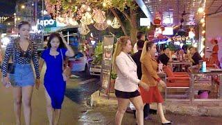 Cambodia Nightlife 2023: Phnom Penh Night Tour, Street Scene June 2023