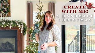 A Handmade Christmas | Family Christmas Tree Decorating Ideas