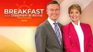 Breakfast with Stephen and Anne | Friday 13th September