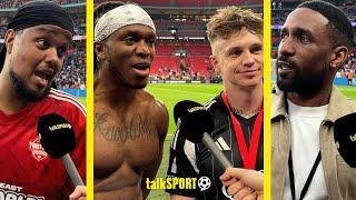 "The Best Day Of My Life!" KSI, Joe Weller Chunkz & Jermain Defoe REACT To The Sidemen Charity Match