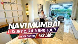 Raheja Solaris Luxury 2, 3 & 4 BHK Tour | Navi Mumbai's Biggest Township | Price, Location & Review