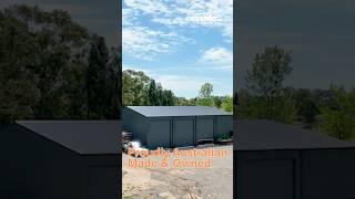 Roller doors that can roll with the punches! #easyshed #bigsheds #madetough