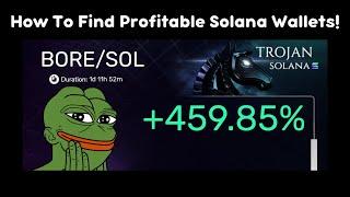 How To Find Profitable Solana Wallets!