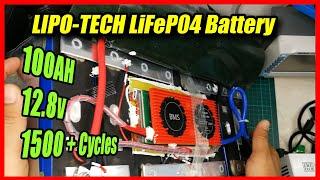 Lipo-tech 100Ah LiFePO4 Battery Teardown