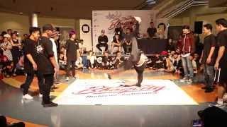 2015 New Taipei Bboycity Malaysia Prelim [ Bboy 5 on 5 ] -Semifinal Giller Battle Crew vs GBC