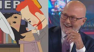 Sky News Australia host in hysterics over South Park skit targeting Harry and Meghan