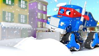 Carl der Super Truck - Der Schneepflug - Autopolis  Lastwagen Zeichentrickfilme für Kinder