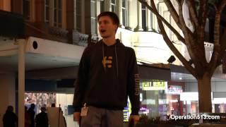 Open Air Preaching in Brisbane City - Operation 513