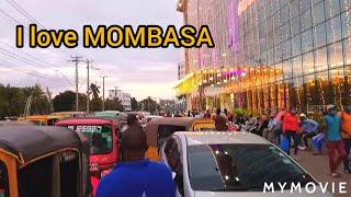 Mombasa Naivas shopping Mall during evening rush hour 