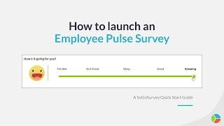 How to Launch an Employee Pulse Survey | Sogolytics (formerly SoGoSurvey)