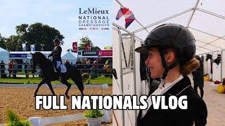 COMPETING AT THE LEMIEUX NATIONALS 2024 | Dressage Vlog