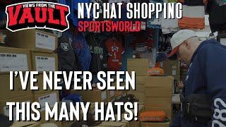 100,000 HATS!  The most hats I've seen in one place!  Sportsworld & New Era 59fifty fitted hats!