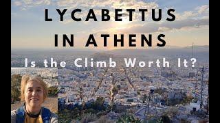 LYCABETTUS HILL IN ATHENS & LOWERING OF THE GREEK FLAG (amazing!)