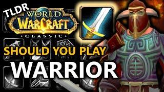 WARRIOR - FAST Class Picking Guide for Classic WoW!