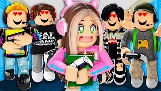 ONLY Girl at GAMER School in Roblox!