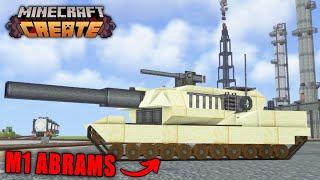 I Built A WORKING TANK In Minecraft Create Mod