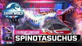 SPINOTASUCHUS LETHAL WOUND LEGENDARY SUPER HYBRID UNLOCKED! 【Jurassic World Alive 侏羅紀世界Alive】