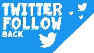 How to auto-follow people back on Twitter