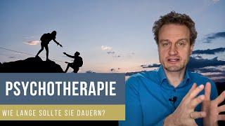 Wie lange sollte eine Psychotherapie dauern?