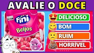  AVALIE OS DOCES | Faça a sua Lista | 30 opções nesse CARDÁPIO | #quiz #buuquiz