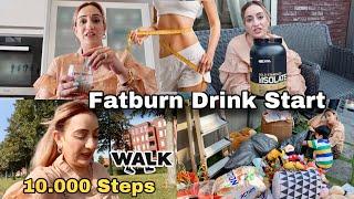 ️FatBurn Drink For Weight Loss Daily Walk 10k Steps Starting Protein Powder To Gain Muscle !