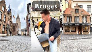 24 Hours in Bruges, Belgium - BEST Waffles, Chocolatier and 2be Beer Wall