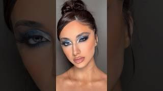 GRWM | Blue eye makeup tutorial  #blueeyemakeup #makeuptips #grwm #eyeshadowhack