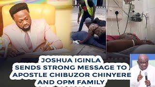 JOSHUA IGINLA SENDS STRONG MESSAGE TO APOSTLE CHIBUZOR CHINYERE AND THE OMEGA POWER MINISTRY (OPM).