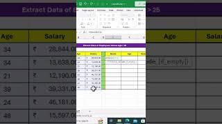 Interview Question #82 Extract Data that match a criteria in Excel