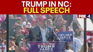 Trump Rally in North Carolina: FULL SPEECH