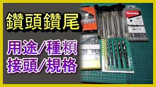 (鑽頭介紹) 鑽頭這麼多怎麼選？詳解/接柄規格/種頪/用途/注意事項/心得分享, 金屬/木材/水泥/磁磚/玻璃鑽尾, 電動工具, 居家水電修繕, Abao Channel, ACL (電EP95)