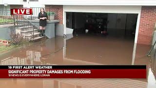 Lorain flash flooding leaves family with several feet of water in their garage