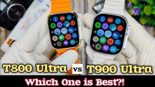 T800 ULTRA vs T900 ULTRA Smart Watch Comparison Review || LQ Gadgets