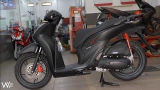 Honda SH 160i 2023 - Matte Black - Full Specs & Walkaround