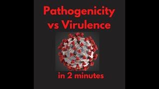 Pathogenicity vs Virulence in 2 mins!