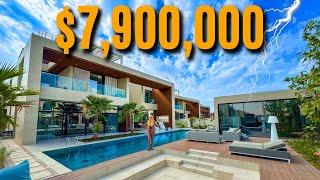 Touring $7,900,000 BILLIONAIRE'S Luxury Dubai Villa! 