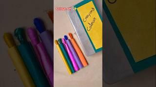 Easy Colors set craft, New Creative Craft for kids #colors #trending #youtube #shorts #viral #craft