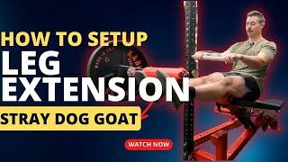 GOAT Leg Extension Setup | Increasing Capability in a Small Garage Gym Space | Home Gym Setup